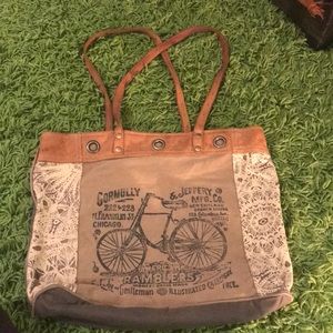 Vintage Print Myra Shoulder Bag